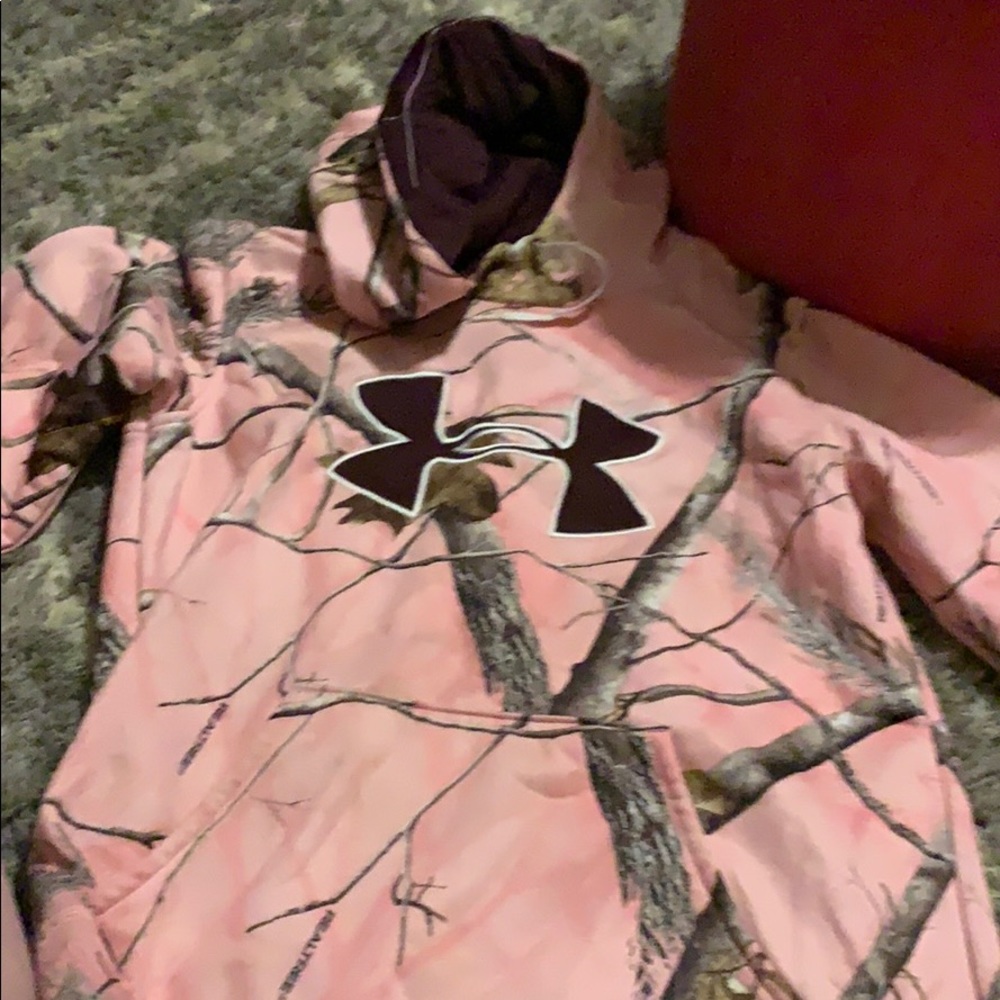 Pink camp hoodie
